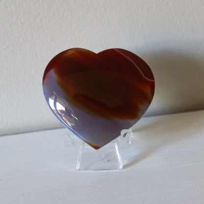 High Quality Carnelian Heart #7
