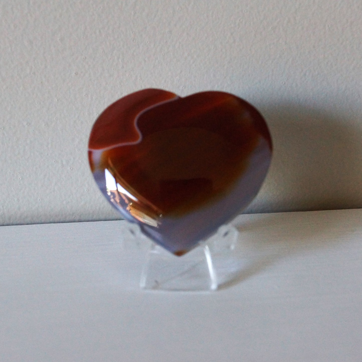 High Quality Carnelian Heart #7