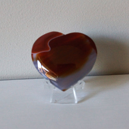 High Quality Carnelian Heart #7