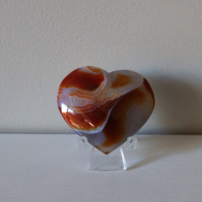 High Quality Carnelian Heart #8