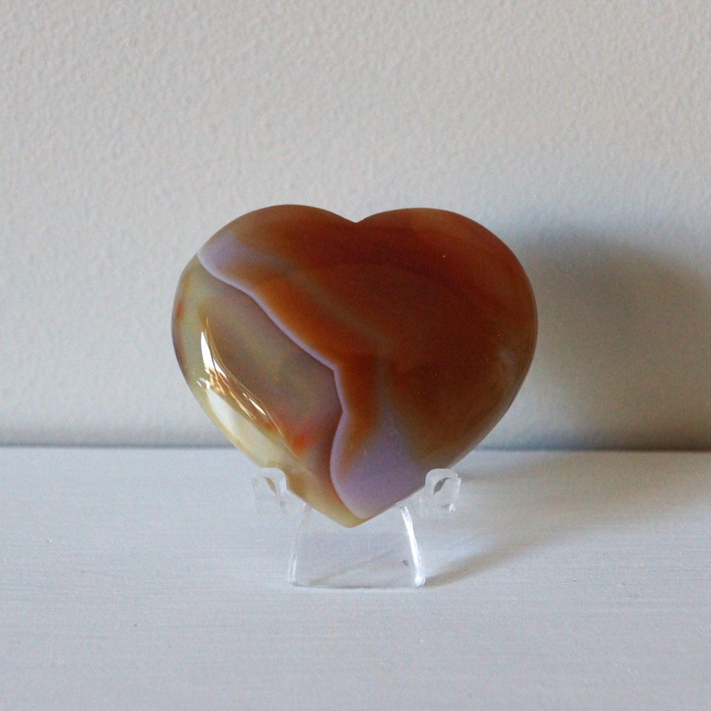 High Quality Carnelian Heart #10