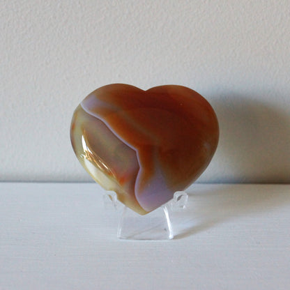 High Quality Carnelian Heart #10