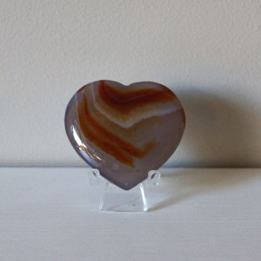 High Quality Carnelian Heart #13