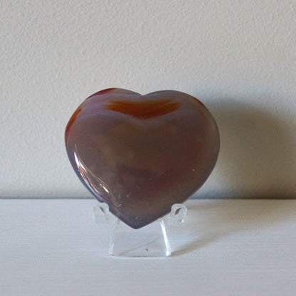 High Quality Carnelian Heart #13