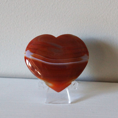 High Quality Carnelian Heart #17