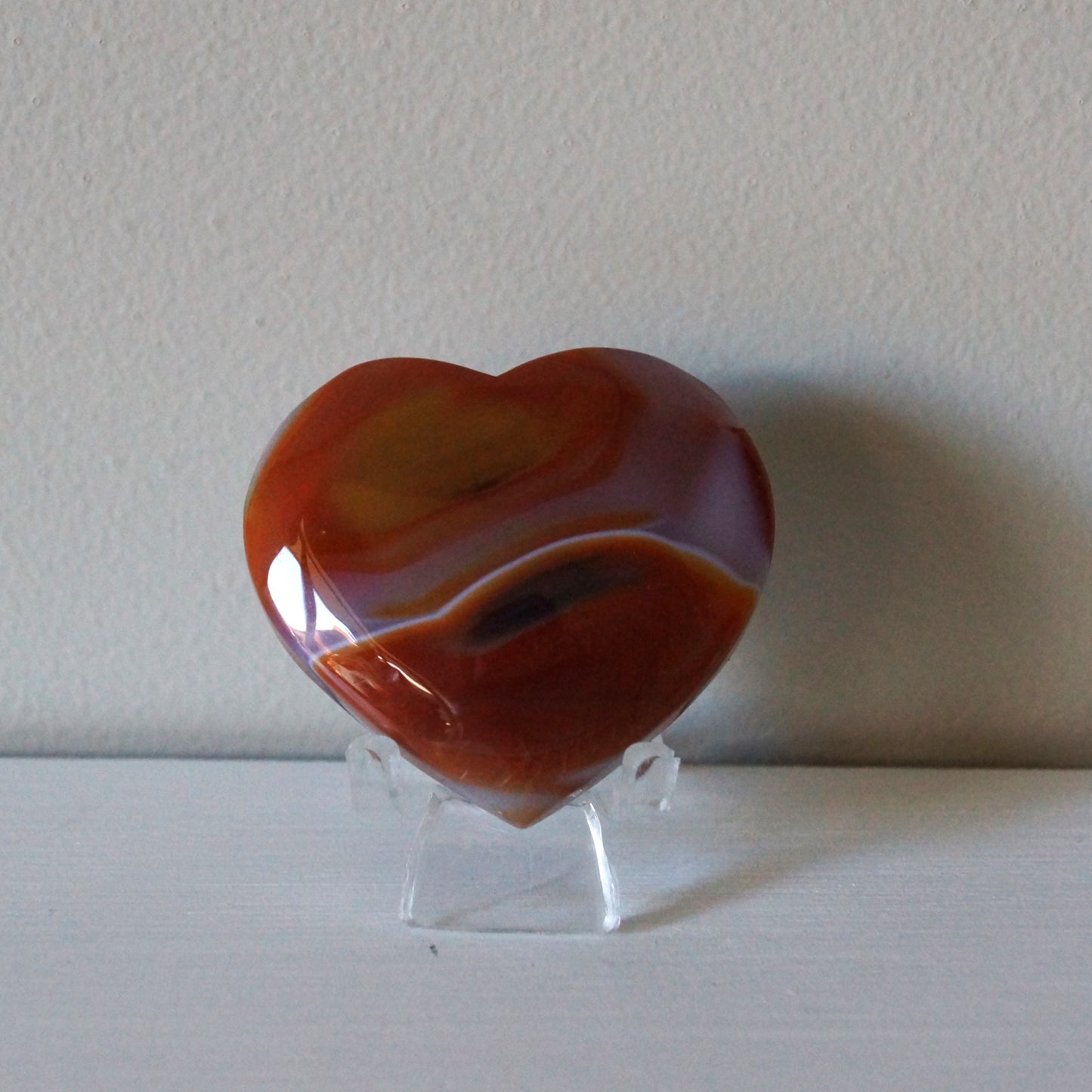 High Quality Carnelian Heart #14