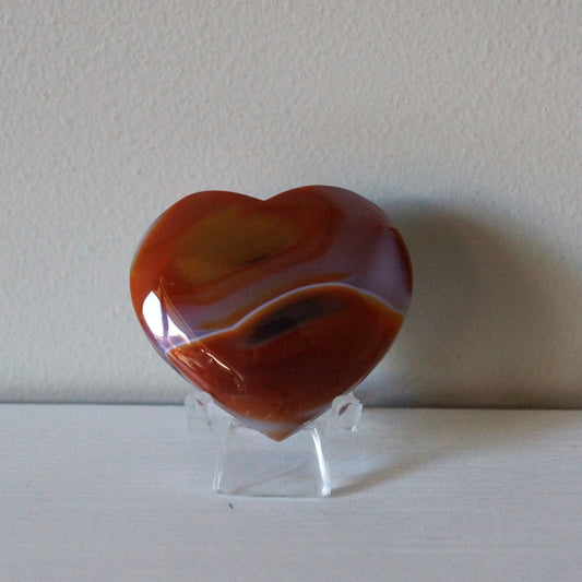 High Quality Carnelian Heart #14