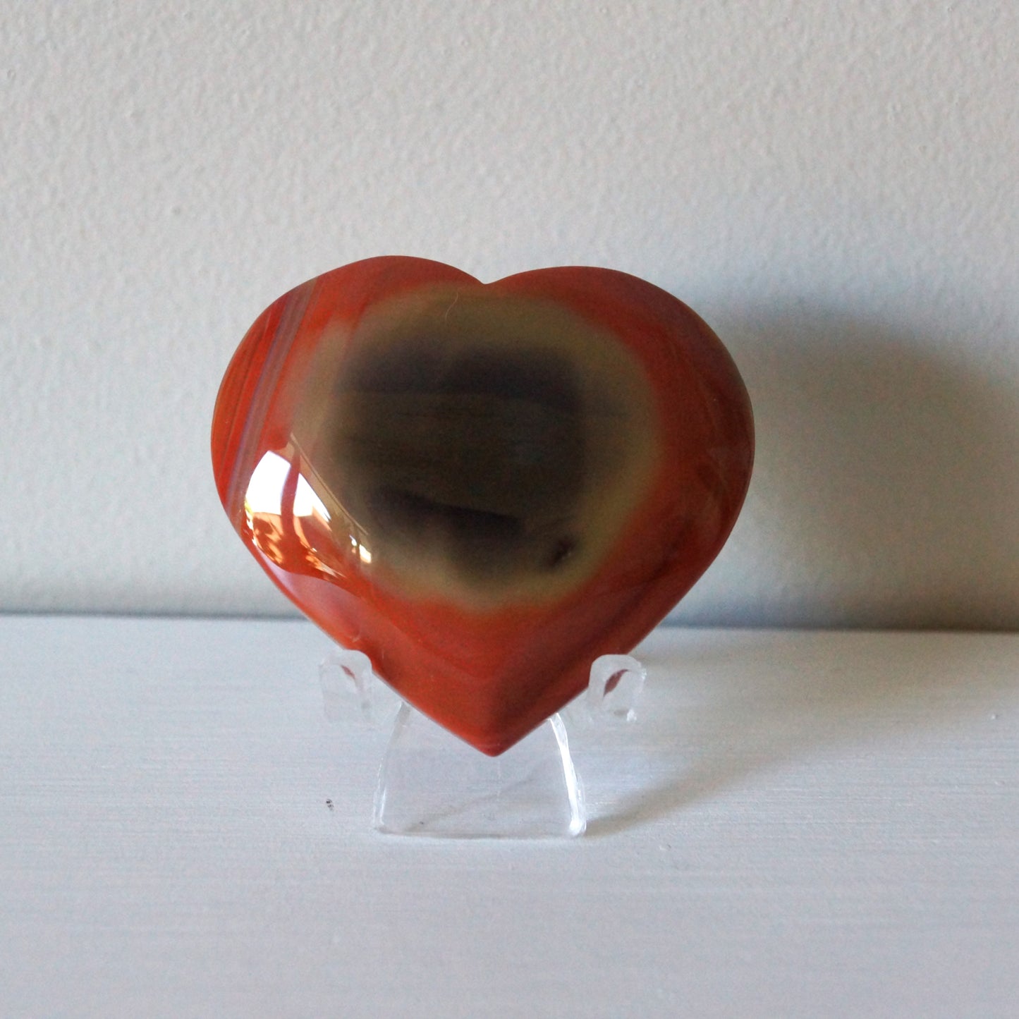 High Quality Carnelian Heart #6