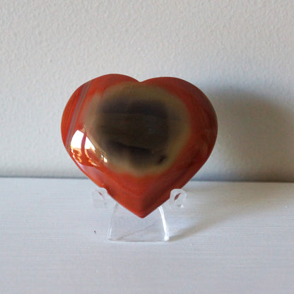 High Quality Carnelian Heart #6