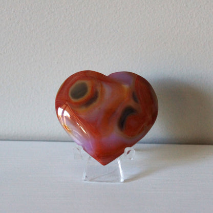 High Quality Carnelian Heart #6