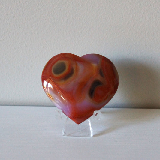 High Quality Carnelian Heart #6