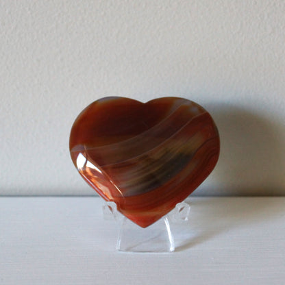 High Quality Carnelian Heart #15