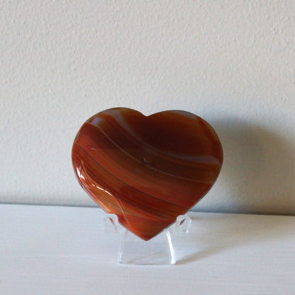 High Quality Carnelian Heart #15
