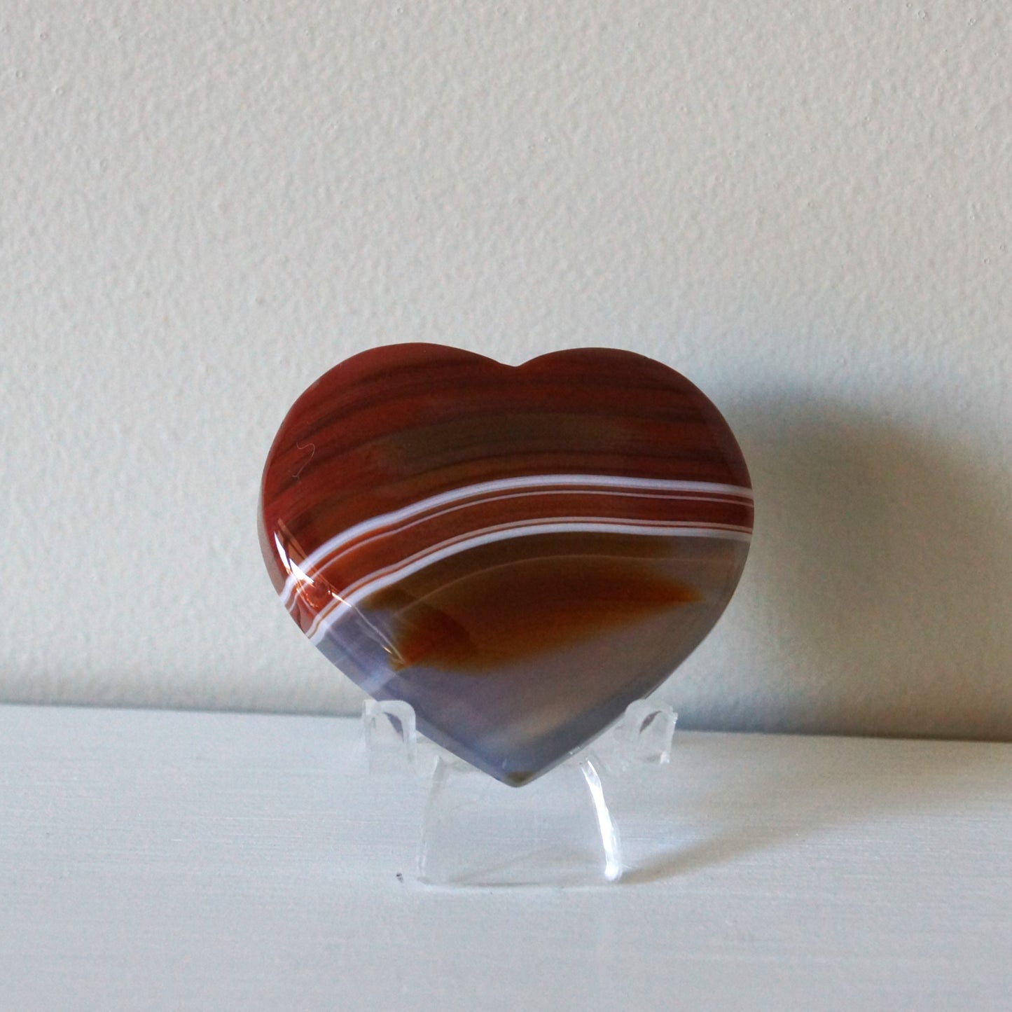 High Quality Carnelian Heart #3