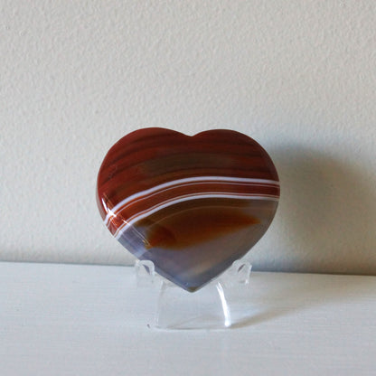 High Quality Carnelian Heart #3