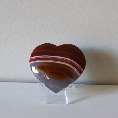 High Quality Carnelian Heart #3