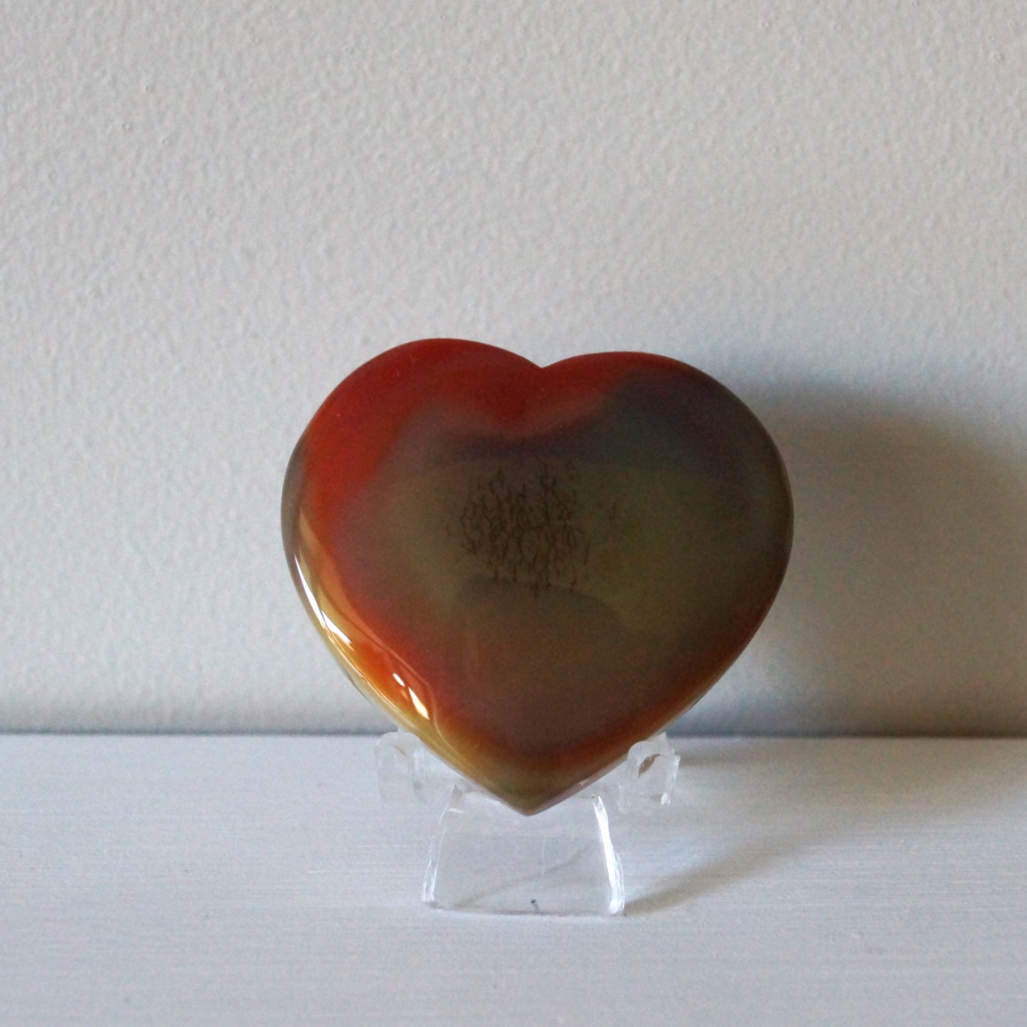 High Quality Carnelian Heart #4