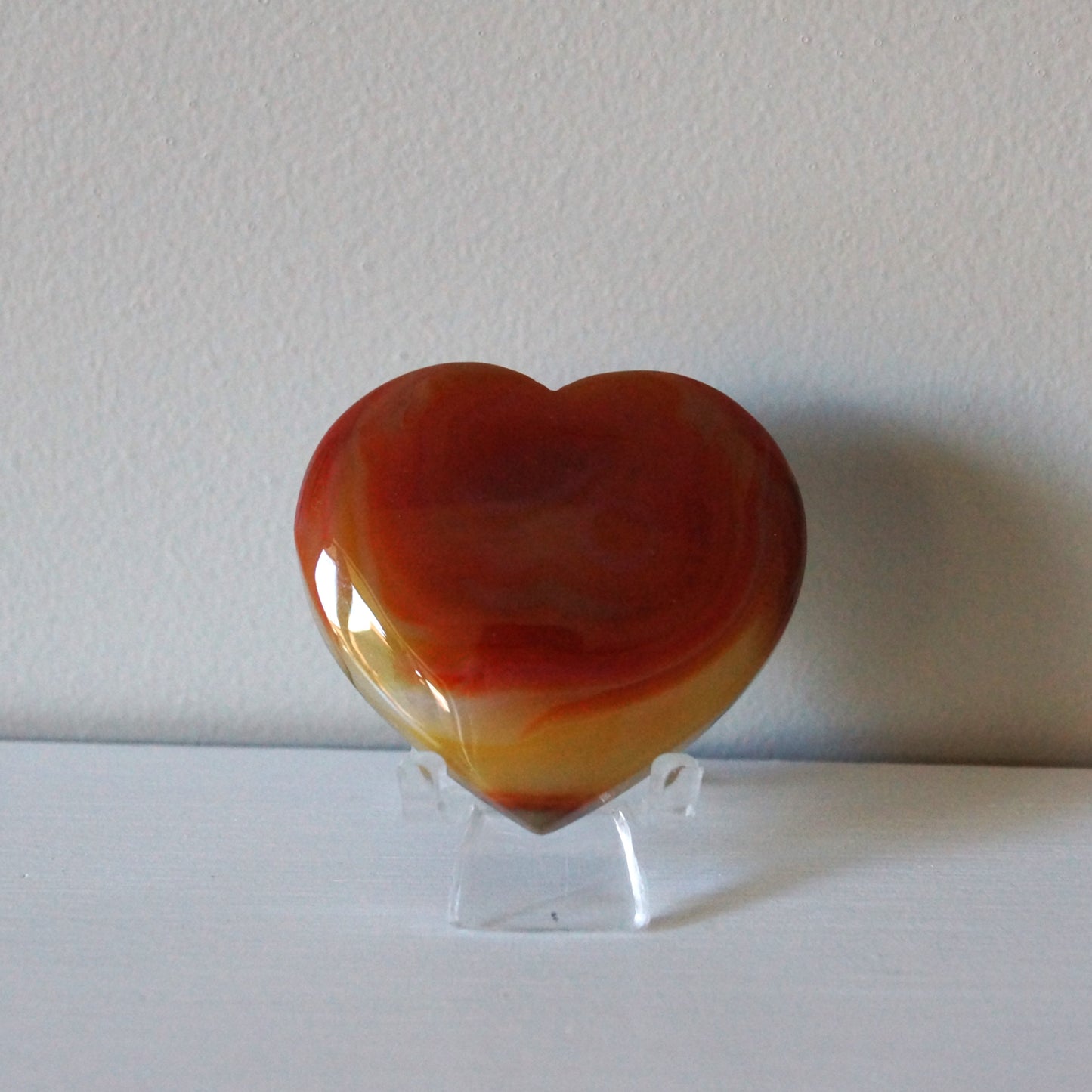 High Quality Carnelian Heart #4