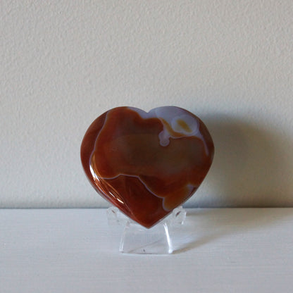 High Quality Carnelian Heart #5