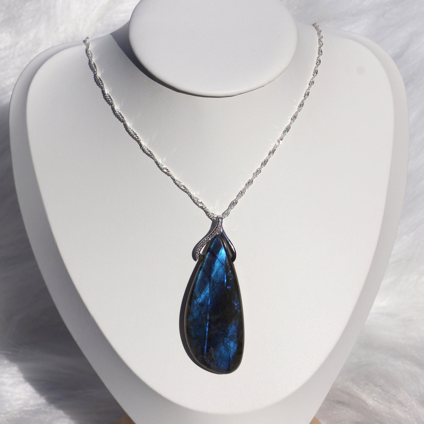 Hight Quality Labradorite Pendant – Transformation & Intuition #2