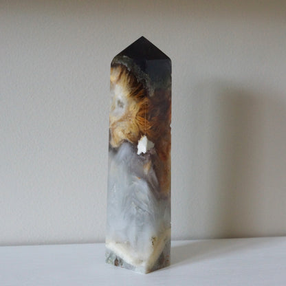 Fluorite Mixed Pyrite Towers – Four-Sided Points