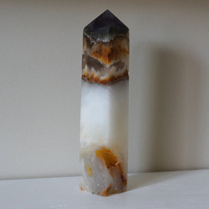 Fluorite Mixed Pyrite Towers – Four-Sided Points