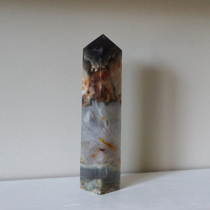Fluorite Mixed Pyrite Towers – Four-Sided Points
