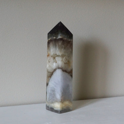 Fluorite Mixed Pyrite Towers – Four-Sided Points