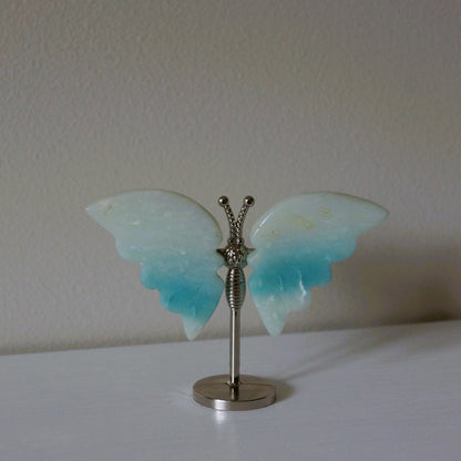Caribbean Calcite Butterfly on Stand