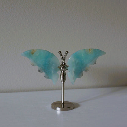 Caribbean Calcite Butterfly on Stand