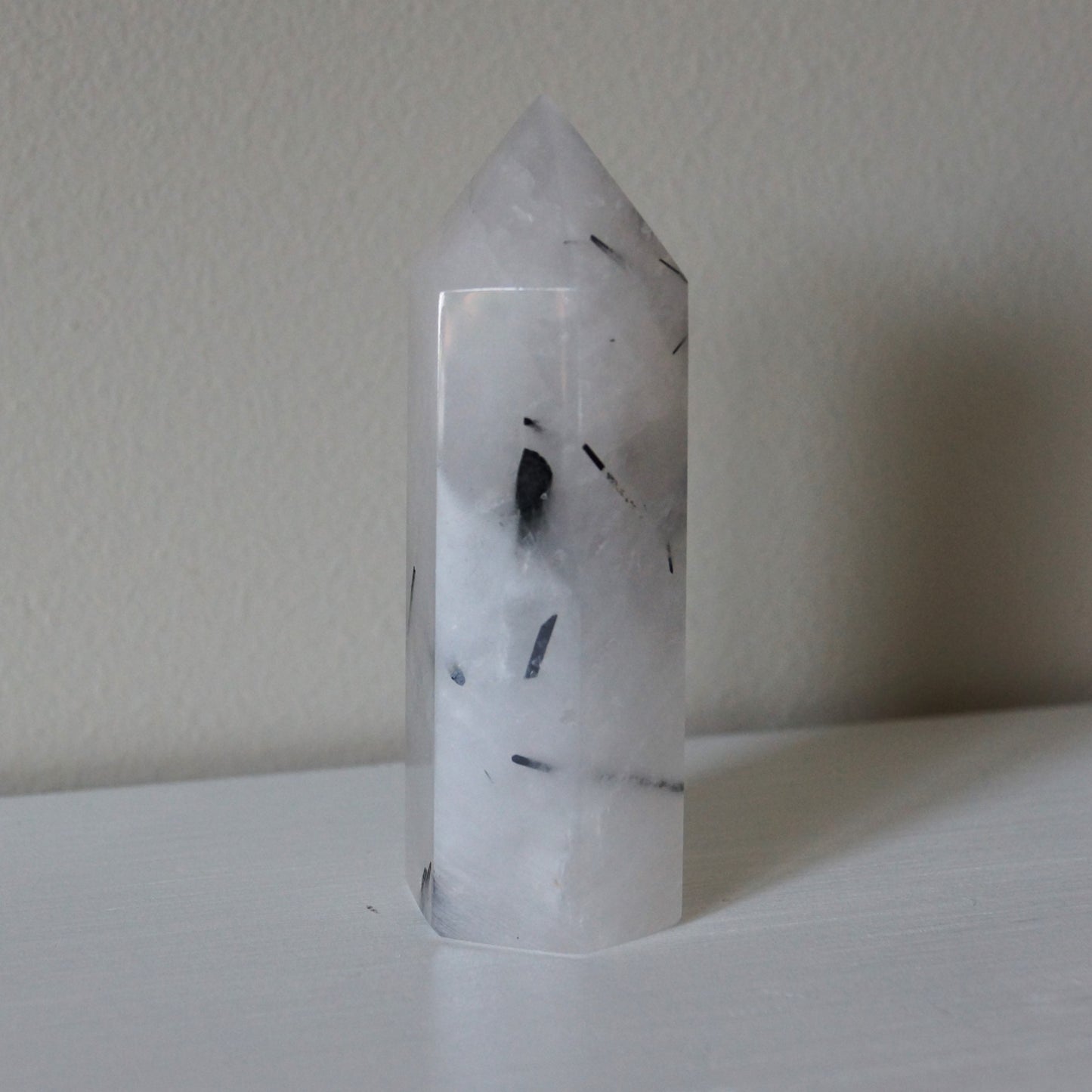 Black Tourmaline in Quartz towers
