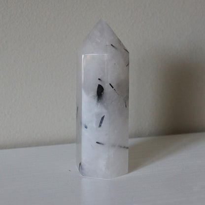 Black Tourmaline in Quartz towers