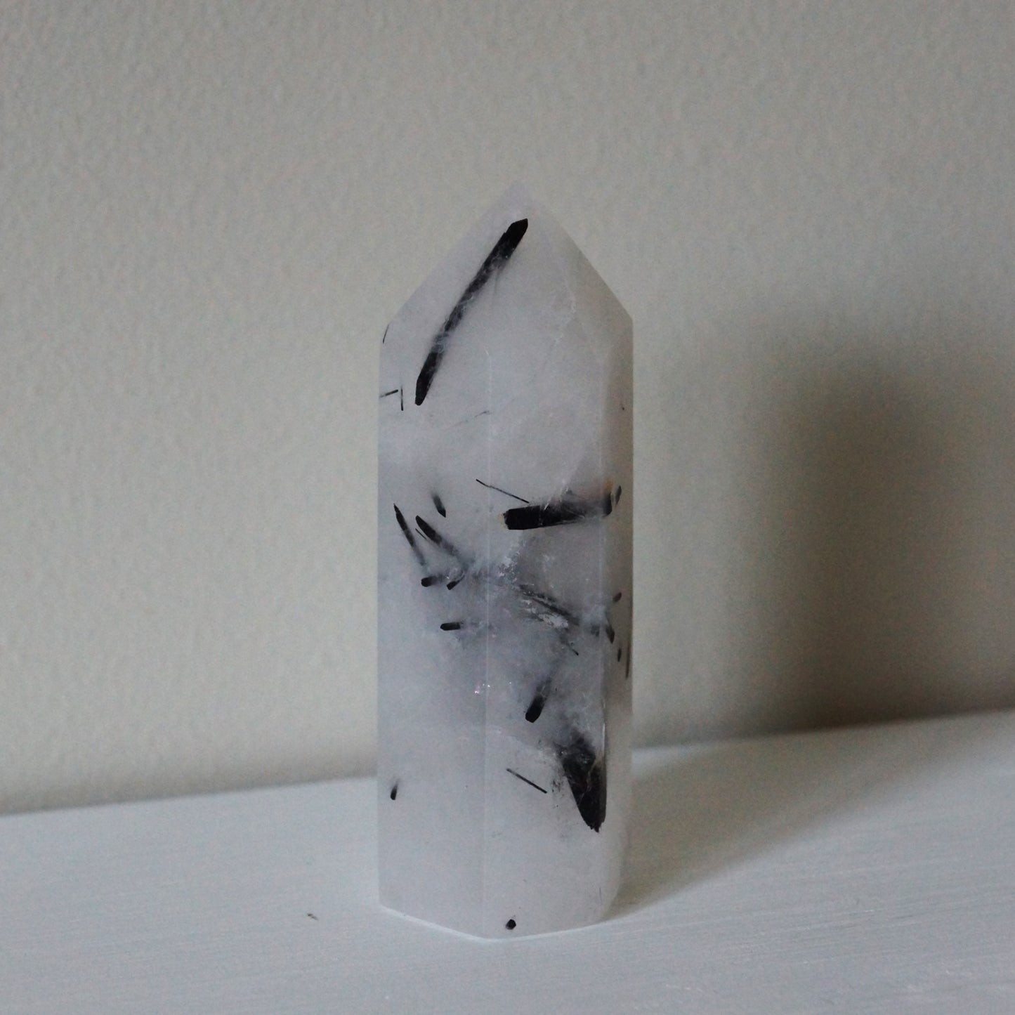 Black Tourmaline in Quartz towers