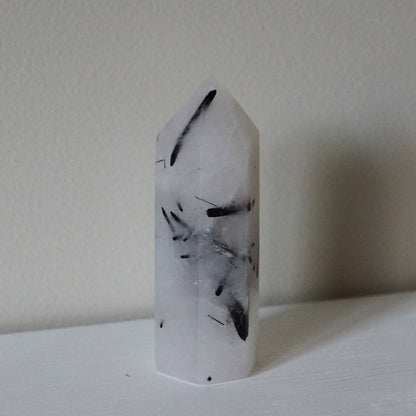 Black Tourmaline in Quartz towers