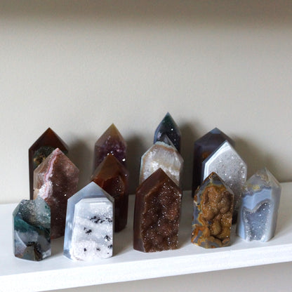 Agate Geode Towers from Brazil – Mixed Natural Selection
