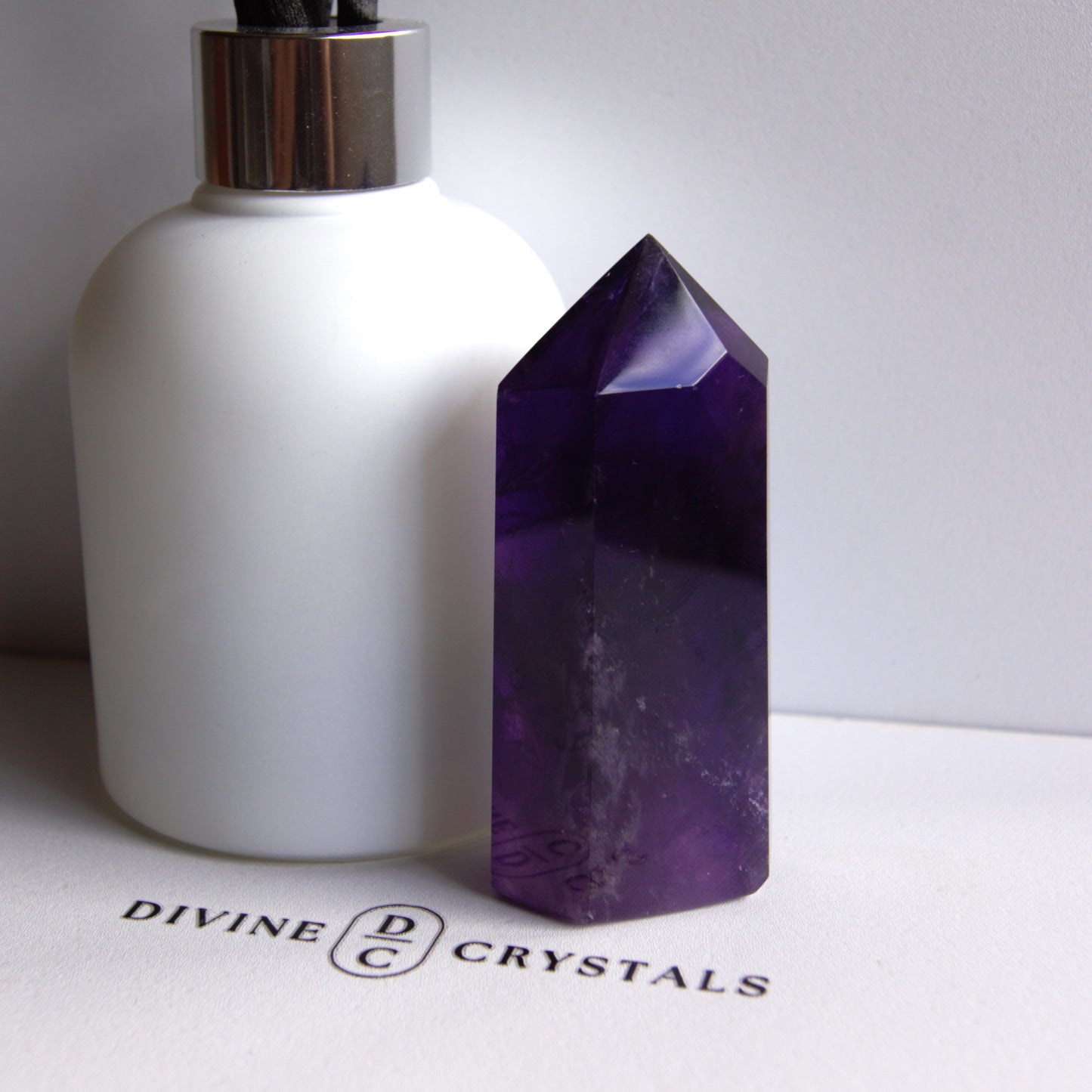 High Quality Deep Purple Amethyst Towers – Protection • Calm • Higher Guidance