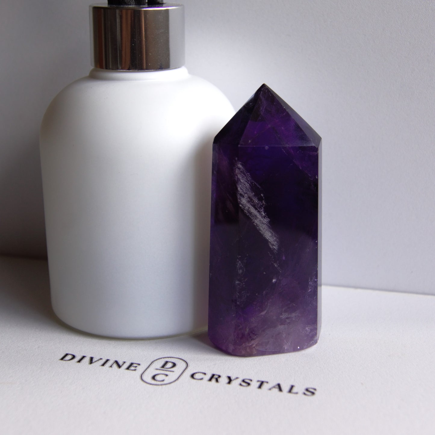 High Quality Deep Purple Amethyst Towers – Protection • Calm • Higher Guidance