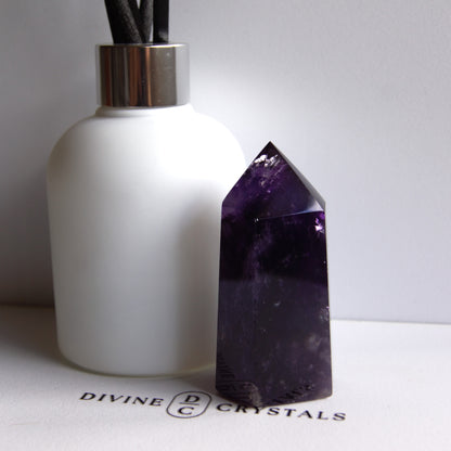 High Quality Deep Purple Amethyst Towers – Protection • Calm • Higher Guidance