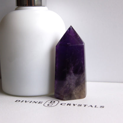 High Quality Deep Purple Amethyst Towers – Protection • Calm • Higher Guidance