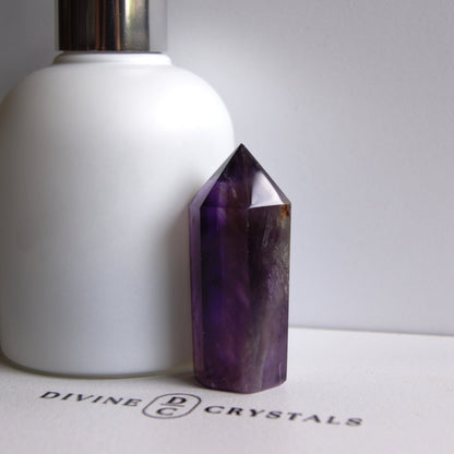 High Quality Deep Purple Amethyst Towers – Protection • Calm • Higher Guidance