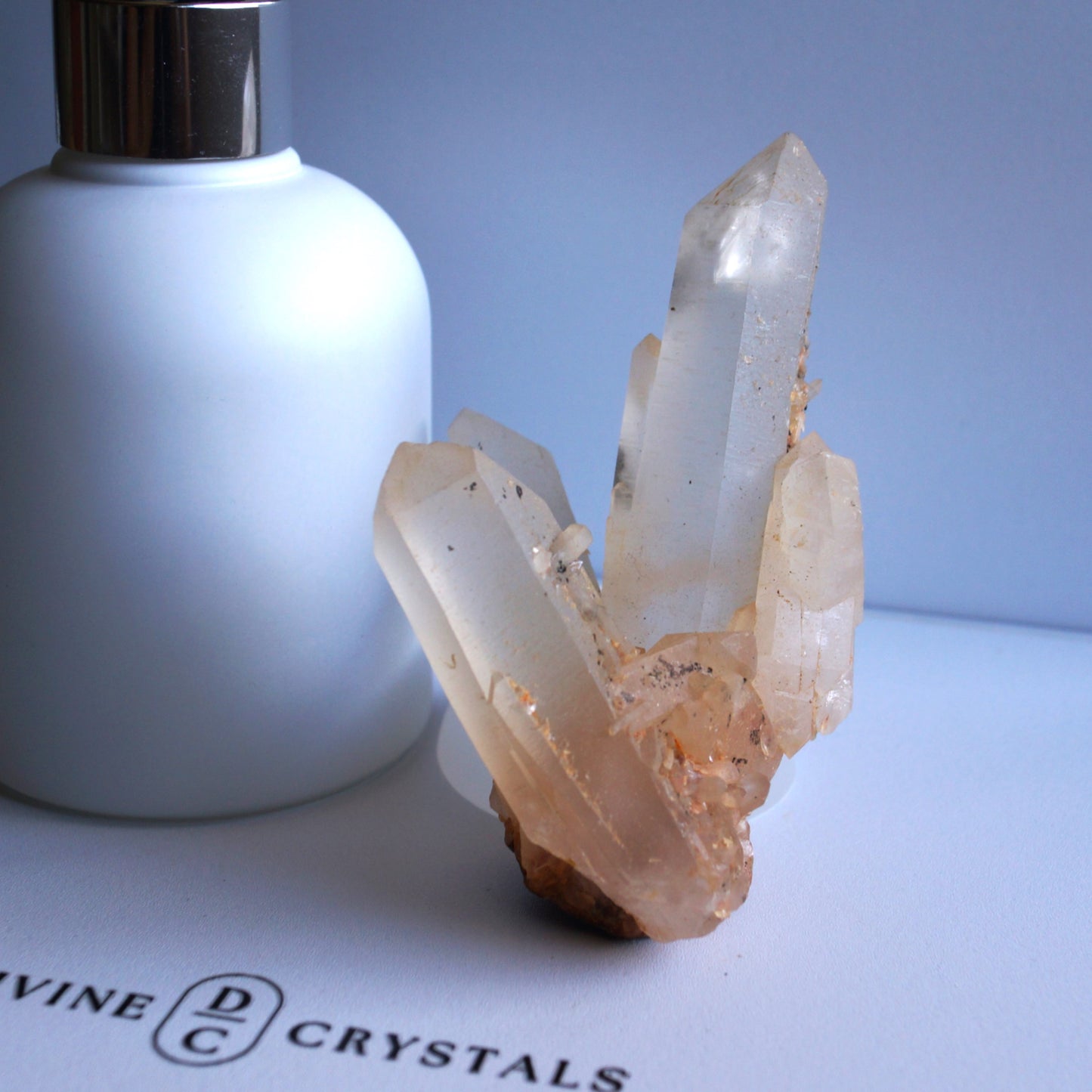 Brazil Orange Quartz / Clear Quartz Raw Cluster #5