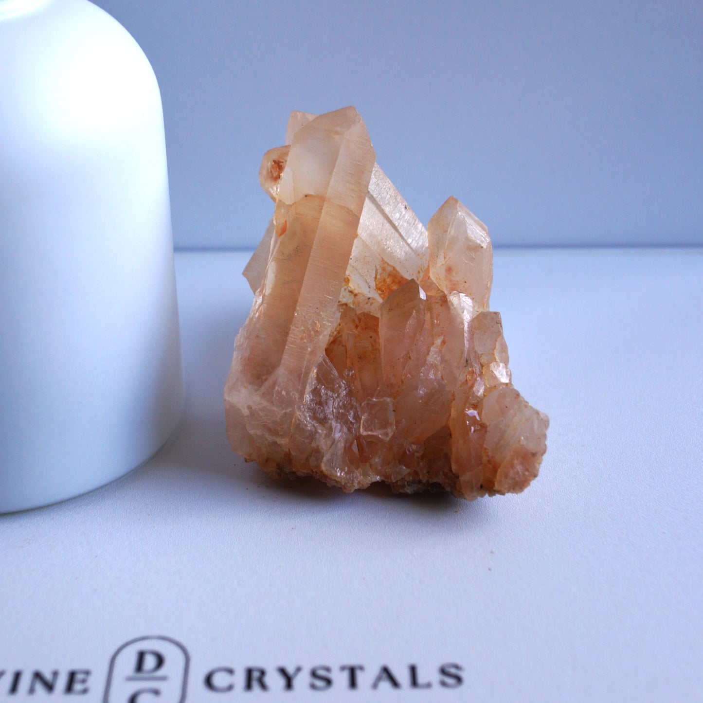 Brazil Orange Quartz / Clear Quartz Raw Cluster #7