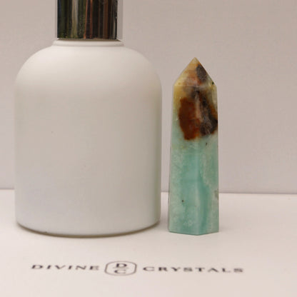 Caribbean Calcite Sky Blue Towers – Peace • Clarity • Ocean Energy