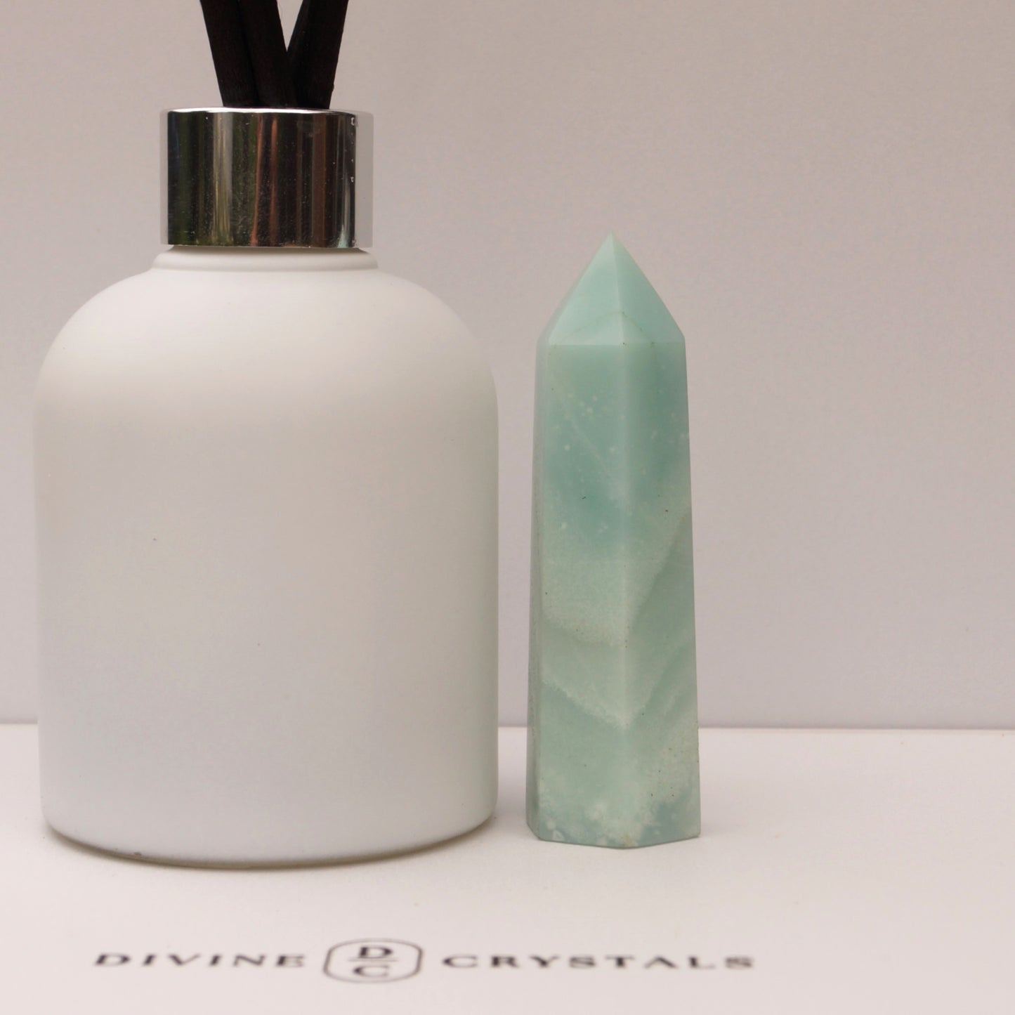 Caribbean Calcite Sky Blue Towers – Peace • Clarity • Ocean Energy