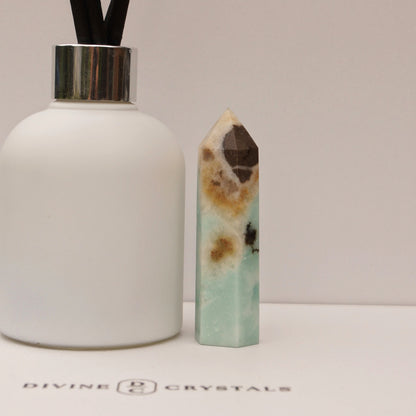 Caribbean Calcite Sky Blue Towers – Peace • Clarity • Ocean Energy