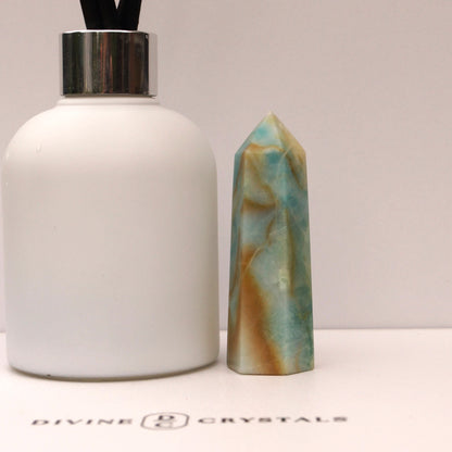 Caribbean Calcite Sky Blue Towers – Peace • Clarity • Ocean Energy