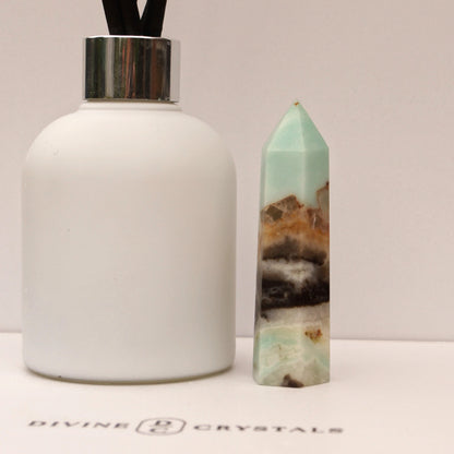 Caribbean Calcite Sky Blue Towers – Peace • Clarity • Ocean Energy