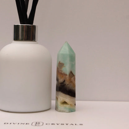 Caribbean Calcite Sky Blue Towers – Peace • Clarity • Ocean Energy