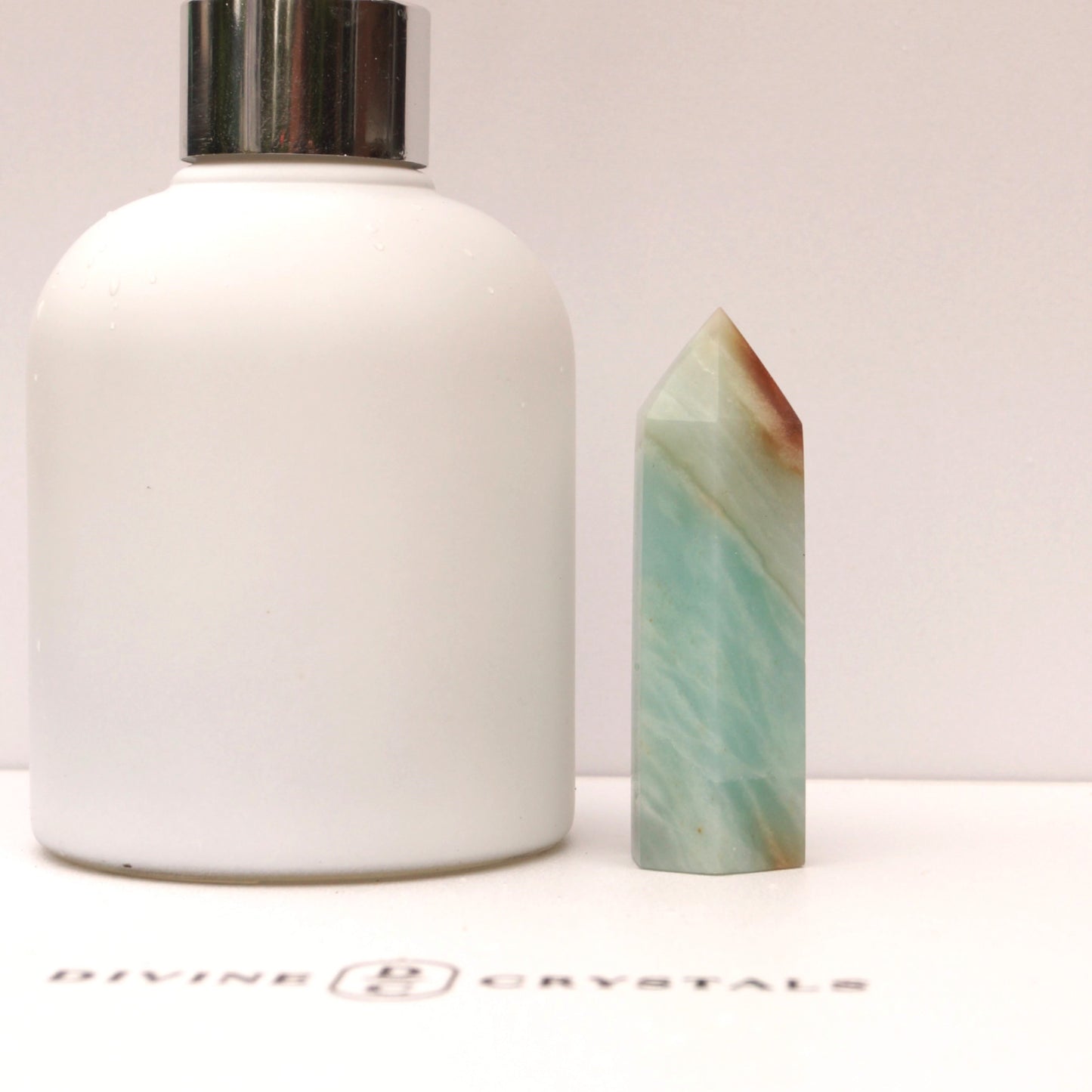 Caribbean Calcite Sky Blue Towers – Peace • Clarity • Ocean Energy