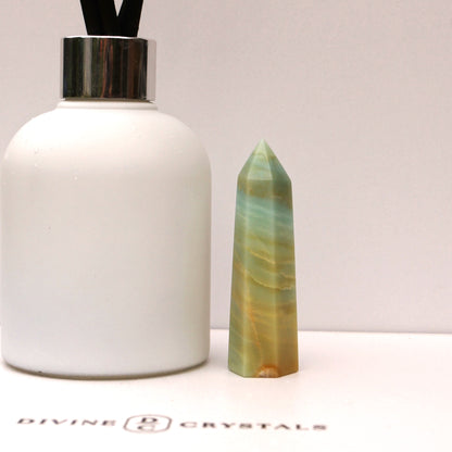 Caribbean Calcite Sky Blue Towers – Peace • Clarity • Ocean Energy